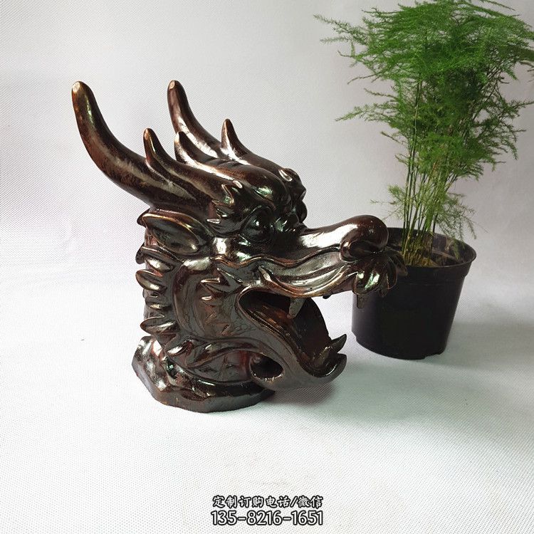 生肖龙铸铜兽首 生肖龙铸铜兽首