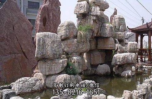 龟纹石假山-石头假山雕刻