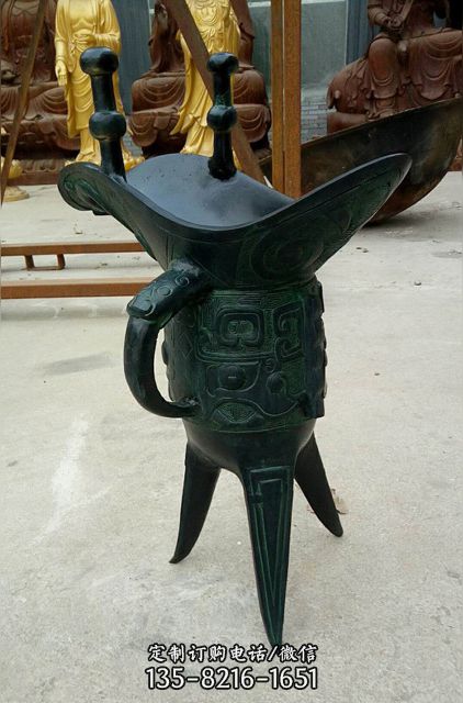 酒樽铜雕摆件-石排铸铜雕塑 酒樽铜雕摆件-石排铸铜雕塑