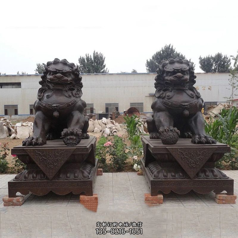 铜雕北京狮子-狮子雕塑厂家 铜雕北京狮子-狮子雕塑厂家