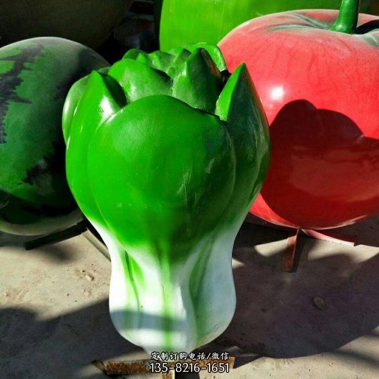 招财大白菜雕塑 招财大白菜雕塑
