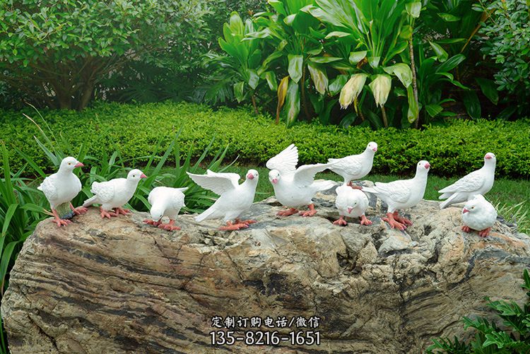 母亲抱孩子鸽子雕塑 母亲抱孩子鸽子雕塑