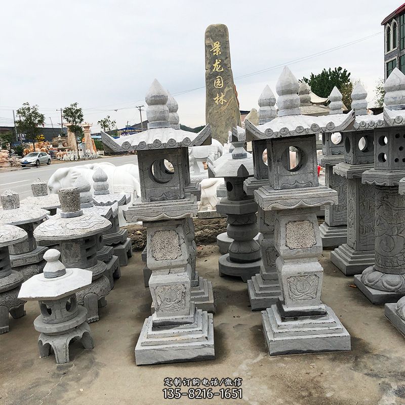 中式园林石雕灯 中式园林石雕灯