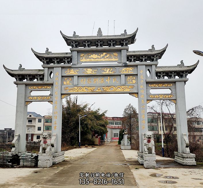 透雕石牌坊-隆昌石牌坊雕刻 透雕石牌坊-隆昌石牌坊雕刻