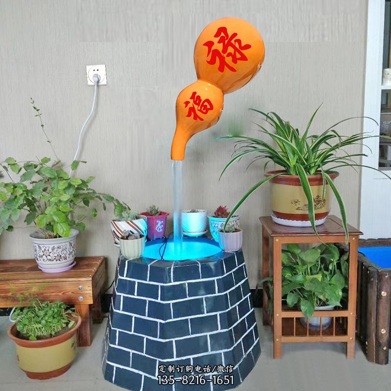福禄葫芦喷泉-八仙葫芦铜雕塑风水葫芦铜雕塑 福禄葫芦喷泉-八仙葫芦铜雕塑风水葫芦铜雕塑