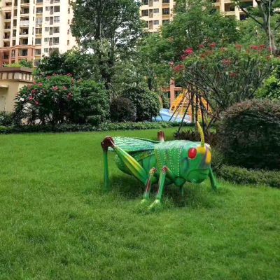 公园园林草坪动物蝗虫雕塑摆件