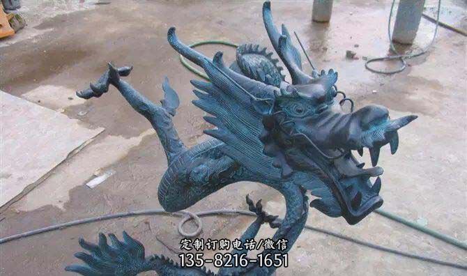 小龙青铜动物雕塑 小龙青铜动物雕塑