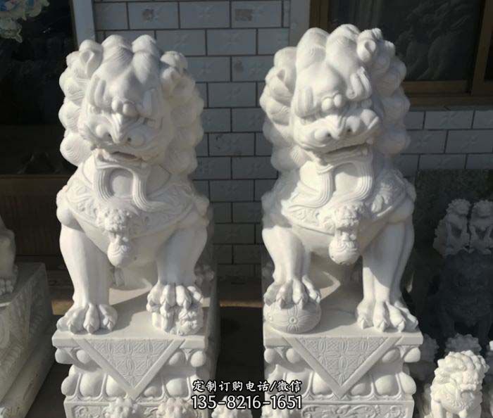 狮子门口石雕-民间石雕造像石狮子 狮子门口石雕-民间石雕造像石狮子
