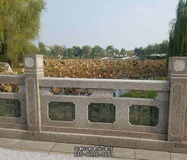 公園大理石欄板景觀石雕 公園大理石欄板景觀石雕