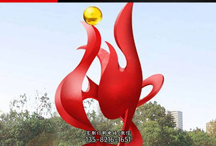 公园不锈钢凤凰景观雕塑 公园不锈钢凤凰景观雕塑