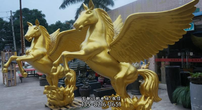 铜雕飞马-不锈钢龙8官网飞马 铜雕飞马-不锈钢龙8官网飞马