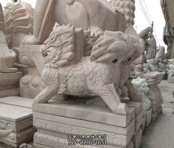 加工铸铜坐式踩球麒麟雕塑-铸铜坐式踩球麒麟雕塑有什么用?