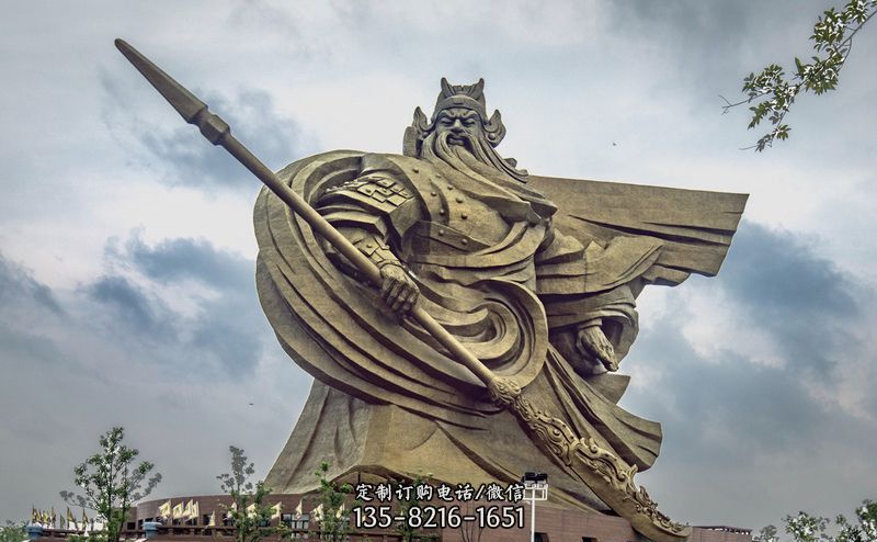 不锈钢关公广场景观雕塑 不锈钢关公广场景观雕塑