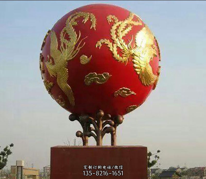 不锈钢龙凤呈祥雕塑 不锈钢龙凤呈祥雕塑