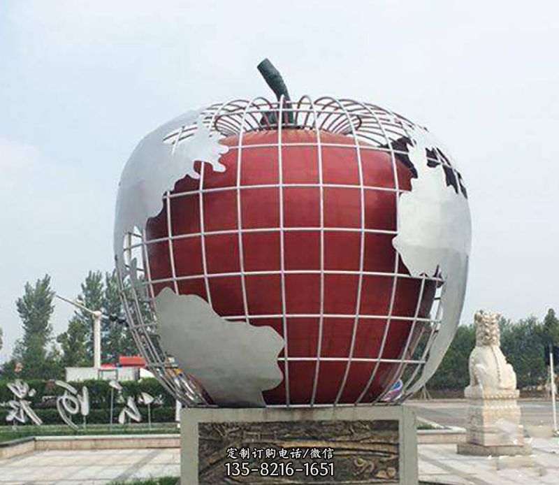 不锈钢水果雕塑 不锈钢水果雕塑