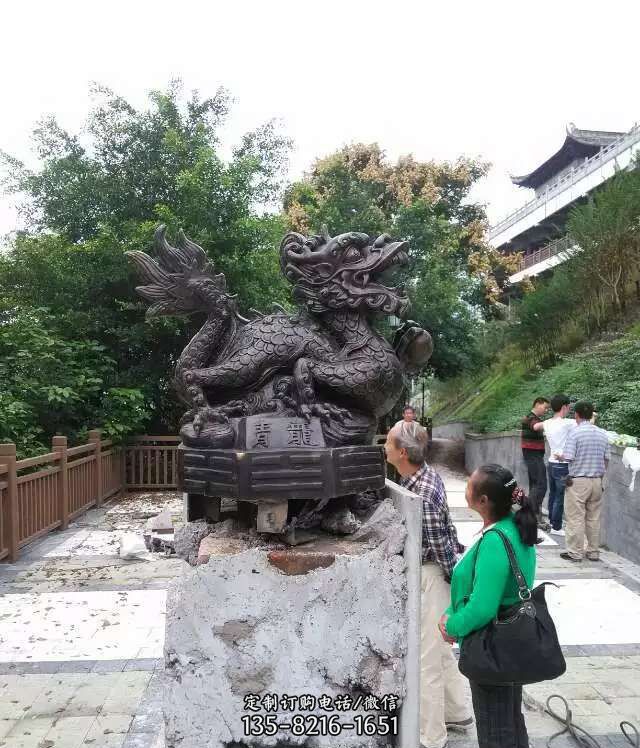 青龙神兽雕塑-征途王城龙王雕像 青龙神兽雕塑-征途王城龙王雕像