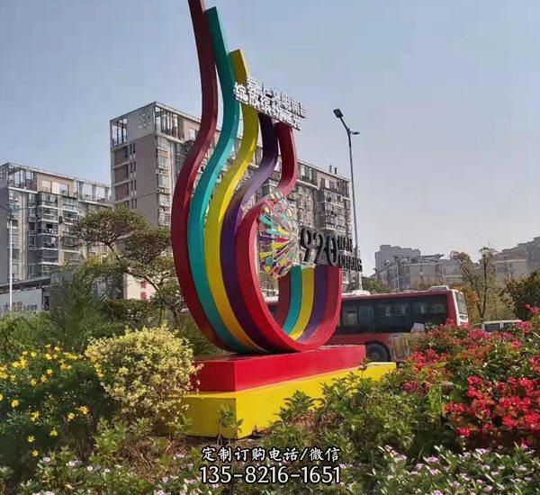 不锈钢城市大型标志龙8官网 不锈钢城市大型标志龙8官网