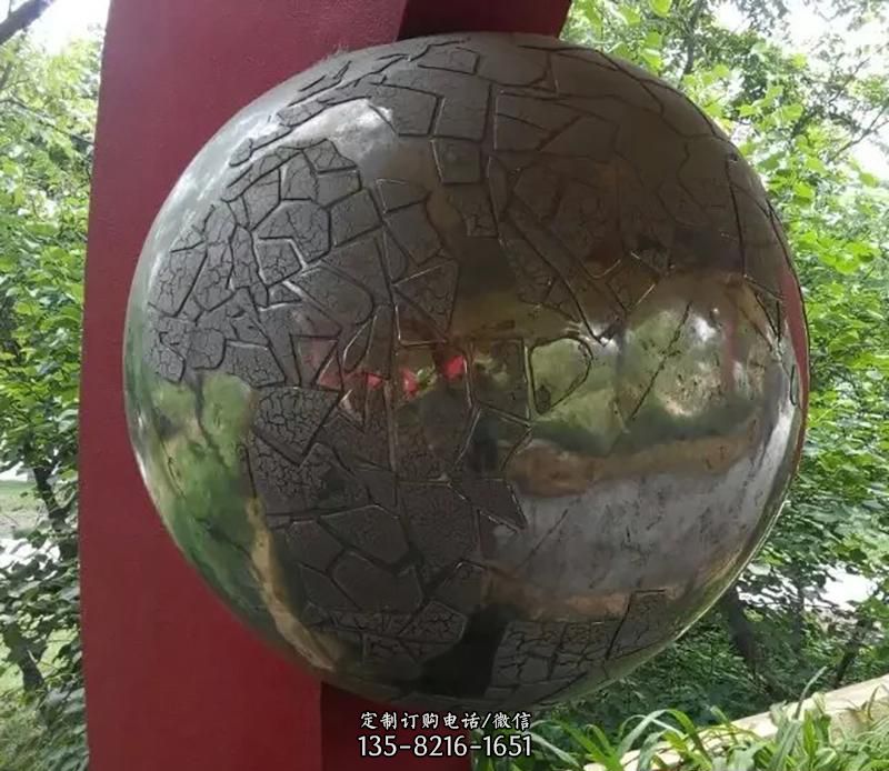 公園不銹鋼金屬球景觀雕塑 公園不銹鋼金屬球景觀雕塑