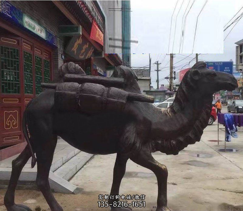 铜雕骆驼公园动物雕塑 铜雕骆驼公园动物雕塑