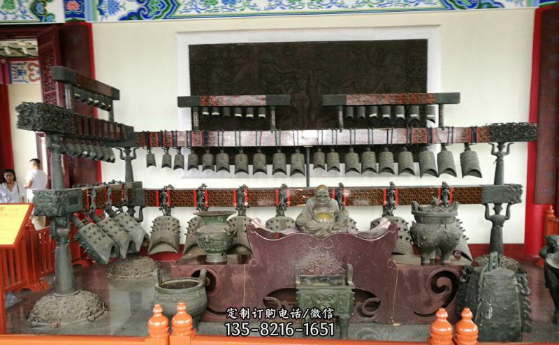 晴天编钟古代乐器铜雕 晴天编钟古代乐器铜雕