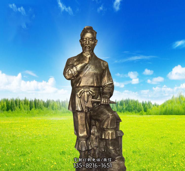 古代名人鲁班铜雕 古代名人鲁班铜雕