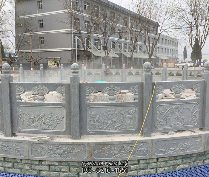 公园景观大理石栏板雕塑 公园景观大理石栏板雕塑