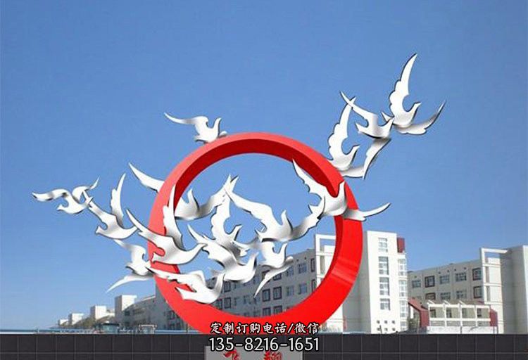 不锈钢广场飞翔设计图雕塑 不锈钢广场飞翔设计图雕塑