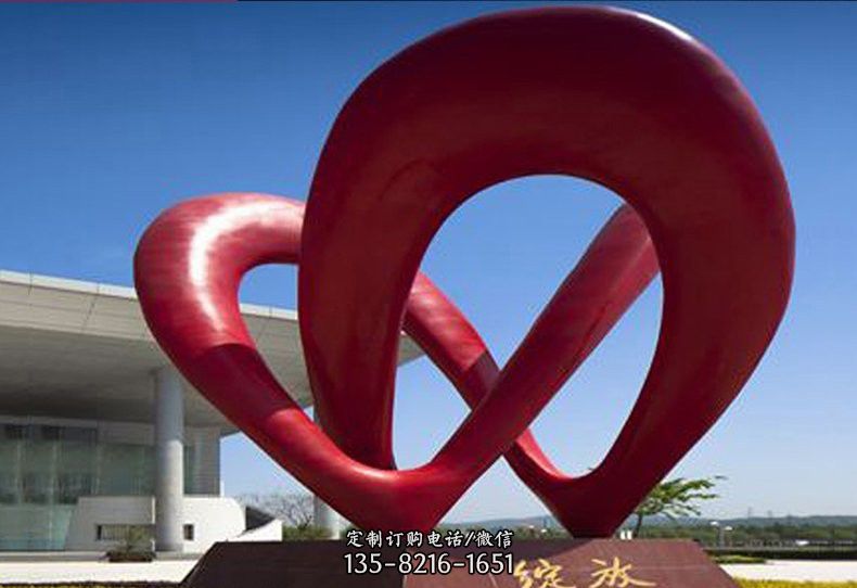 不锈钢广场抽象绽放雕塑 不锈钢广场抽象绽放雕塑