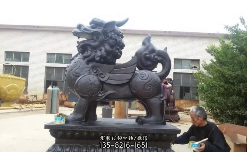 招财神兽貔貅铜雕 招财神兽貔貅铜雕