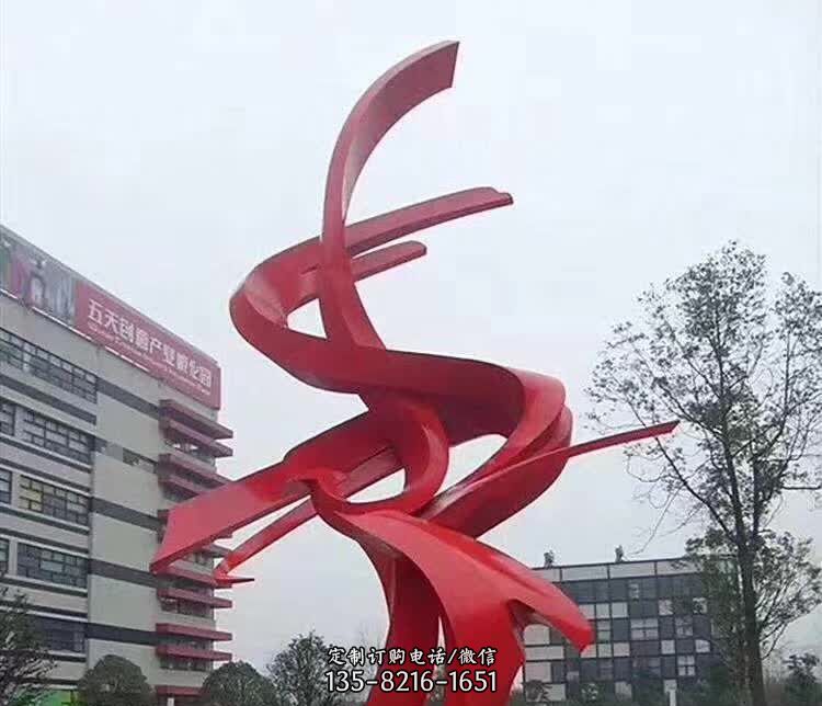 广场抽象凤凰不锈钢雕塑1 广场抽象凤凰不锈钢雕塑1