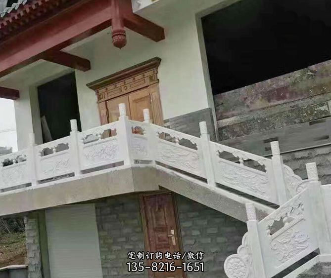 景区汉白玉石栏板石雕 景区汉白玉石栏板石雕