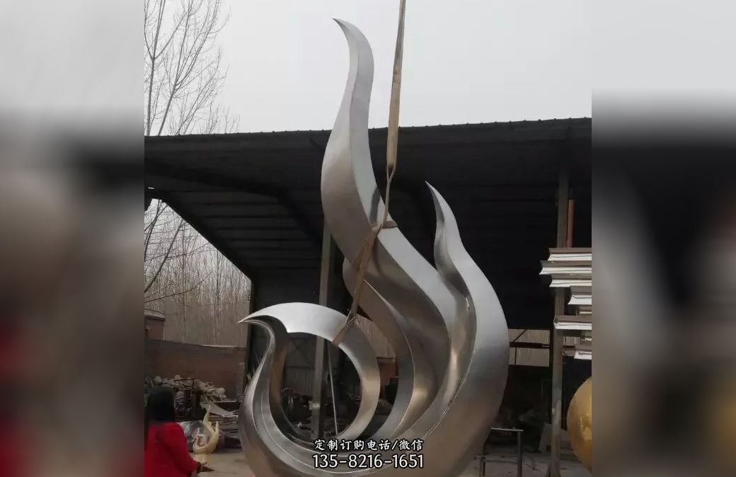 不锈钢抽象凤凰雕塑 不锈钢抽象凤凰雕塑