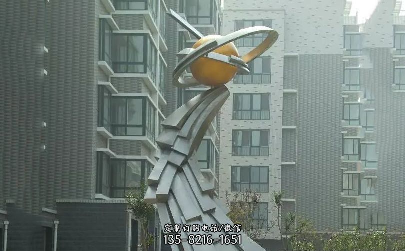 不锈钢未来之星广场雕塑