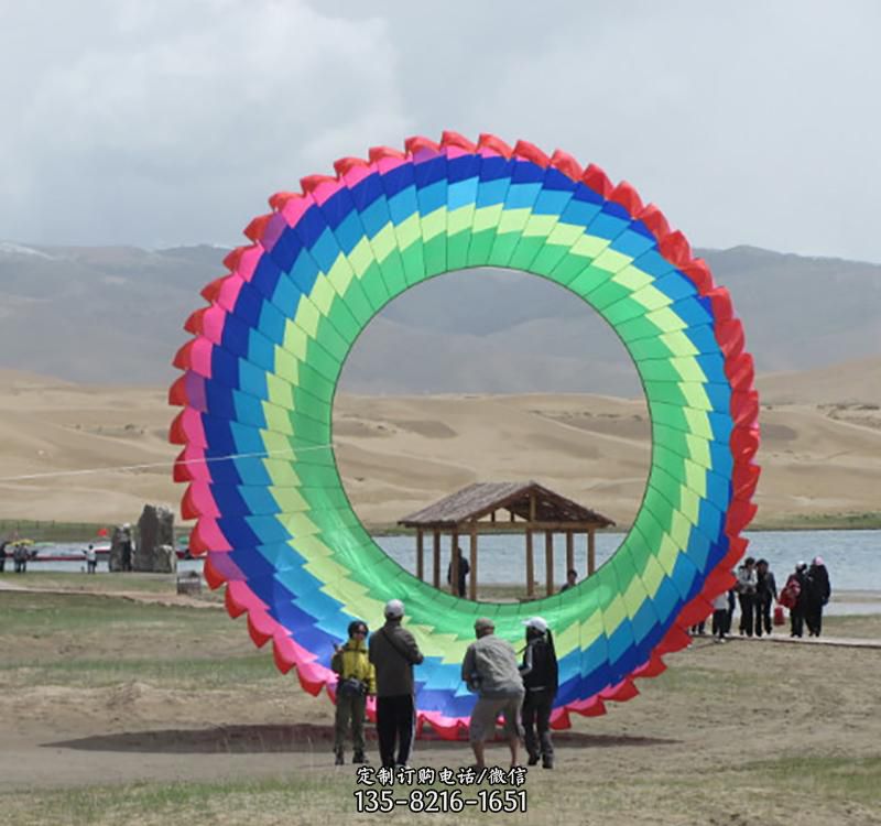不锈钢彩色圆环雕塑 不锈钢彩色圆环雕塑