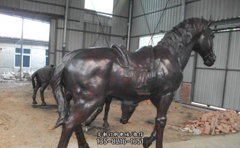 公园铜马动物铜雕