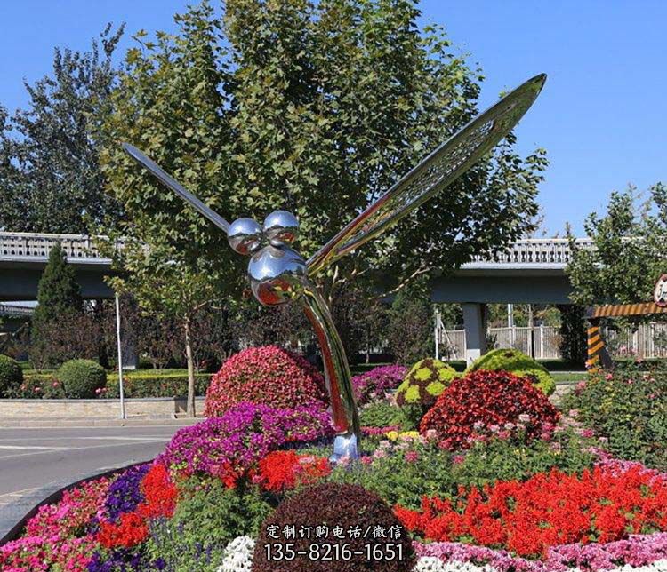 不锈钢抽象蜻蜓雕塑 不锈钢抽象蜻蜓雕塑