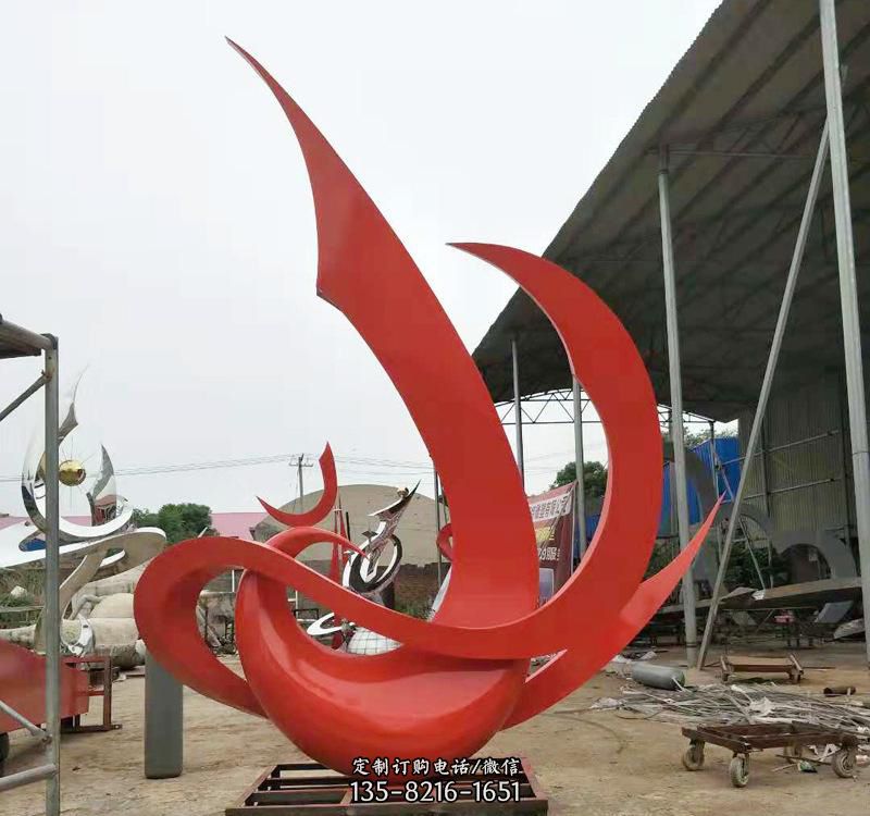 不锈钢彩色凤凰雕塑2 不锈钢彩色凤凰雕塑2