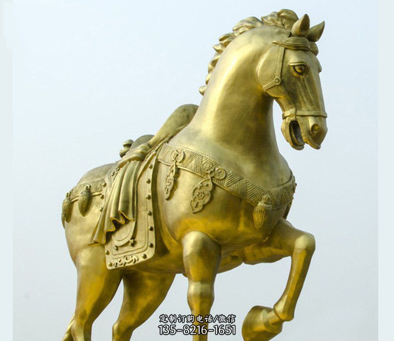 铜雕商场招财动物马雕塑 铜雕商场招财动物马雕塑
