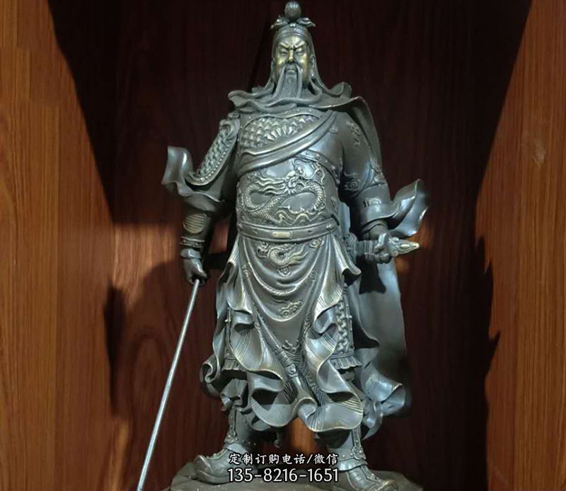 铜雕关公人物雕塑 铜雕关公人物雕塑