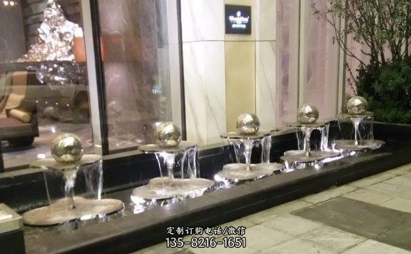 不锈钢小喷泉雕塑 不锈钢小喷泉雕塑