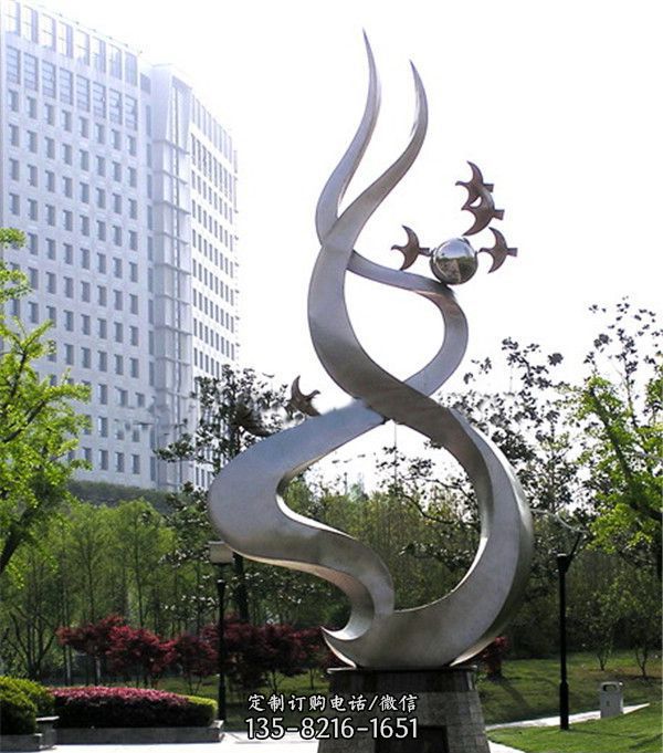 小区不锈钢阳光标志雕塑 小区不锈钢阳光标志雕塑