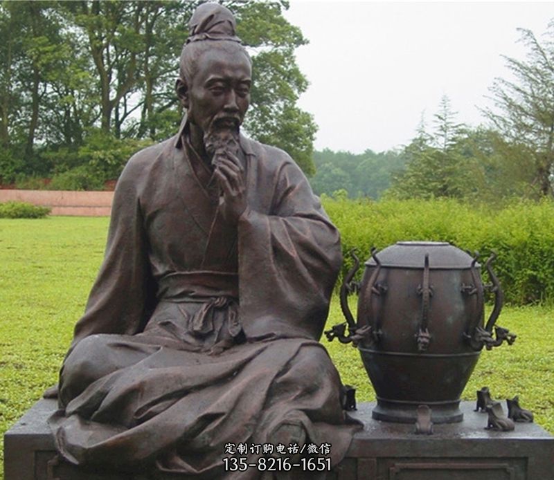 张衡科学家铜雕 张衡科学家铜雕