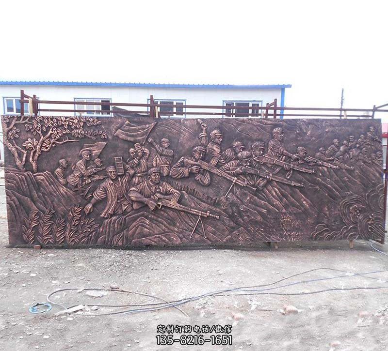 打仗的八路军铜浮雕 打仗的八路军铜浮雕
