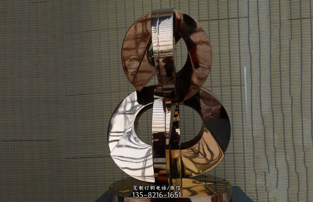 不锈钢数字景观雕塑 不锈钢数字景观雕塑
