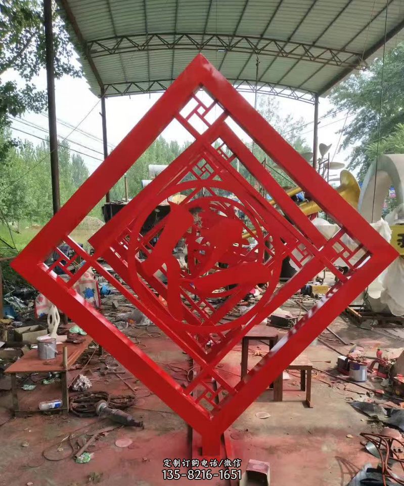 城市不锈钢剪纸摆件雕塑 城市不锈钢剪纸摆件雕塑