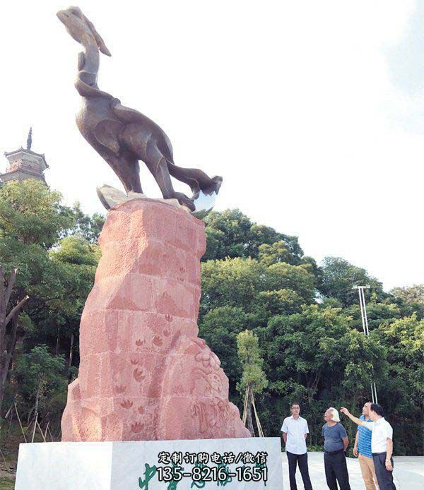广场抽象恐龙景观铜雕 广场抽象恐龙景观铜雕