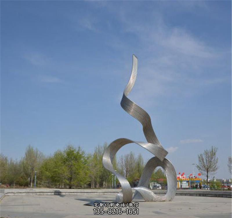 不锈钢广场抽象景观雕塑 不锈钢广场抽象景观雕塑