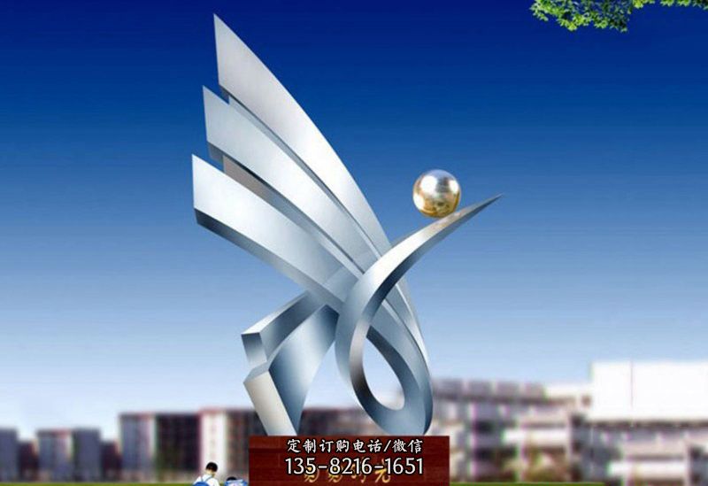 不锈钢校园匆匆时光雕塑设计图 不锈钢校园匆匆时光雕塑设计图