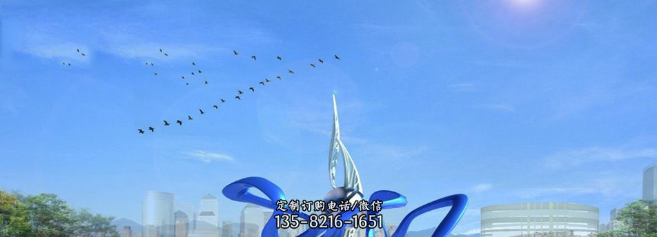 城市不锈钢抽象舞雕塑 城市不锈钢抽象舞雕塑