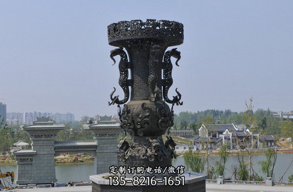 广场酒樽景观铜雕 广场酒樽景观铜雕